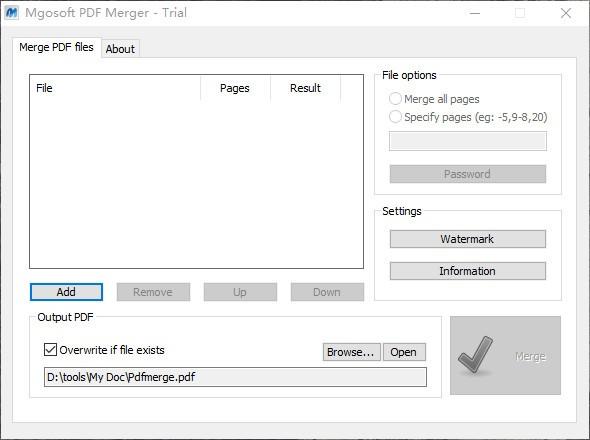 Mgosoft PDF Merger下载,PDF合并工具,PDF合并