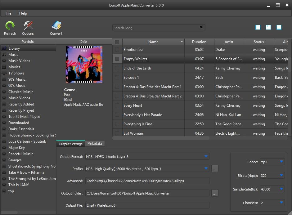 BoilsoftAppleMusicConverter,音频转换.