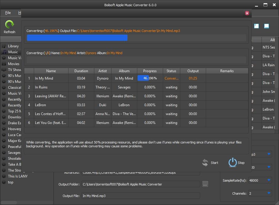 BoilsoftAppleMusicConverter,音频转换.